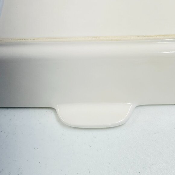 Rae Dunn "HO HO HO" Square Baking / Casserole Dish New Red Print - Picture 3 of 6